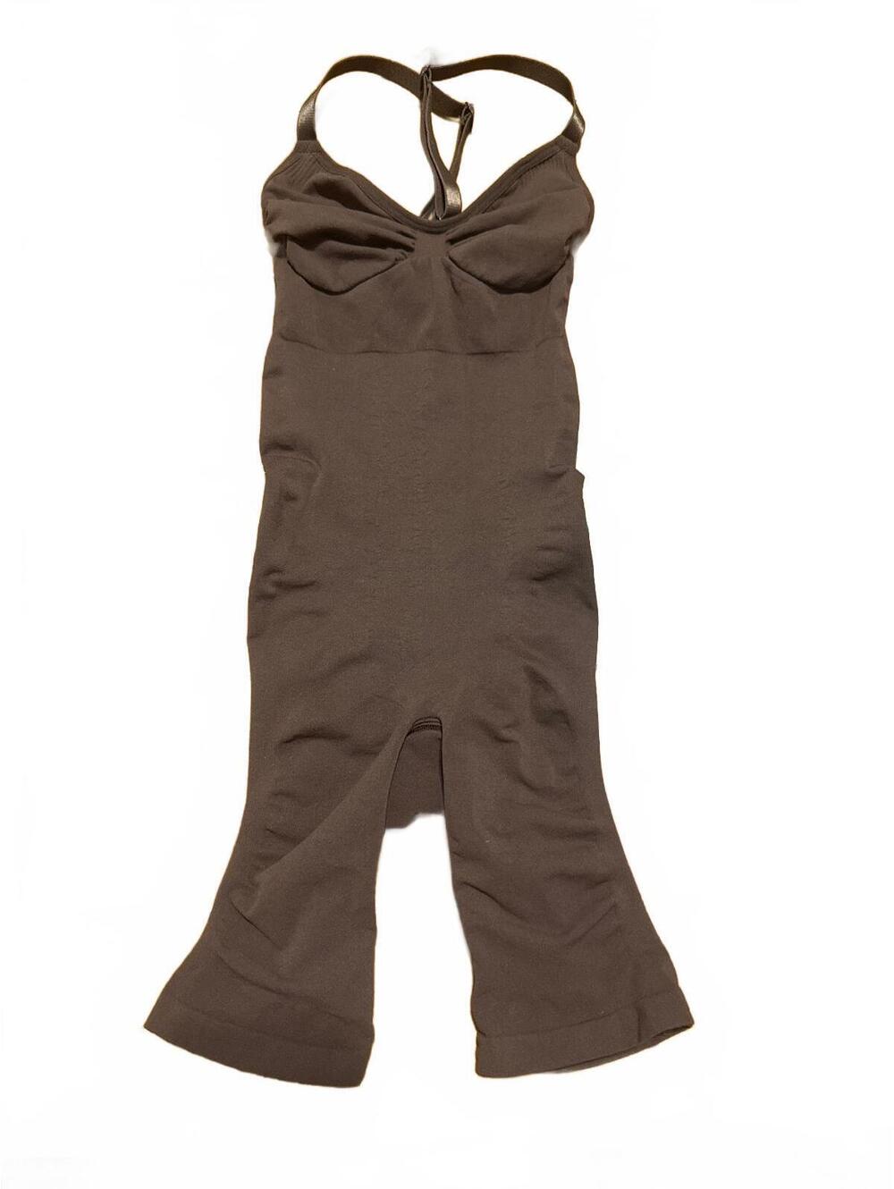 Mid-Thigh Short Shapewear Bodysuit - Cocoa